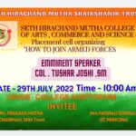 1 – Seth Hirachand Mutha College of Arts, Commerce & Science