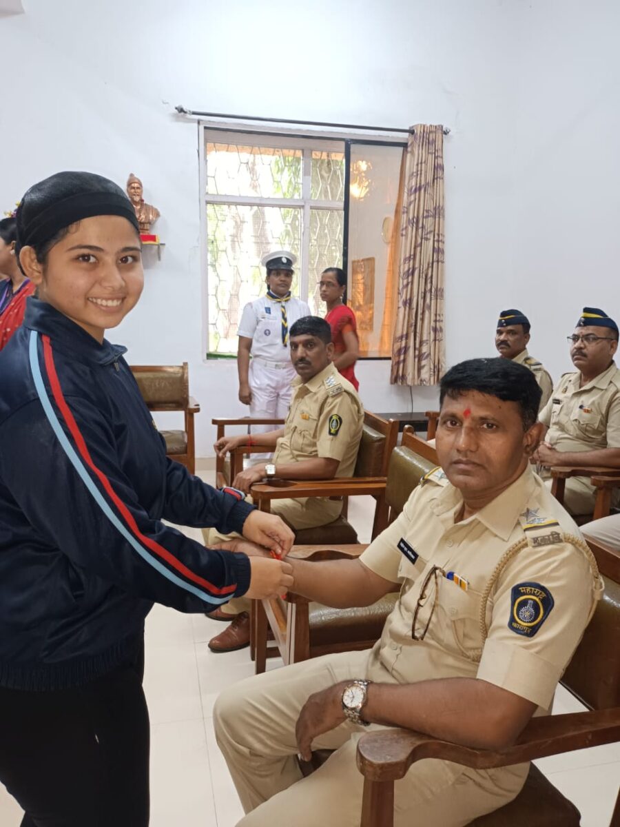 Rakshabandhan was celebrated by NCC girl Cadets at Adharwadi Jail on 10/08/2022.