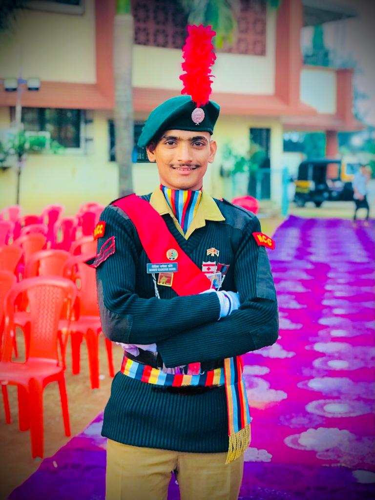 rohit ganesh sore of our ncc unit