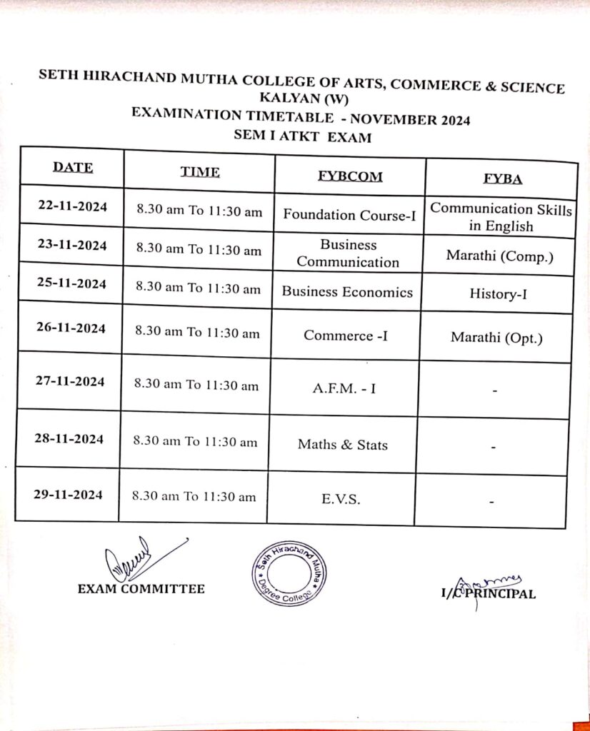 time table (3)