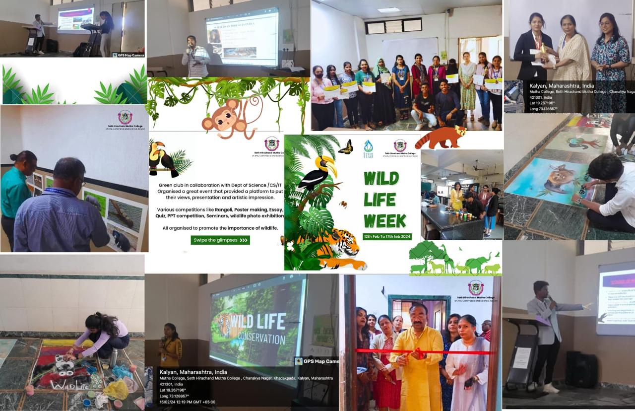 wild life week organised by green club in collaboration with csit department