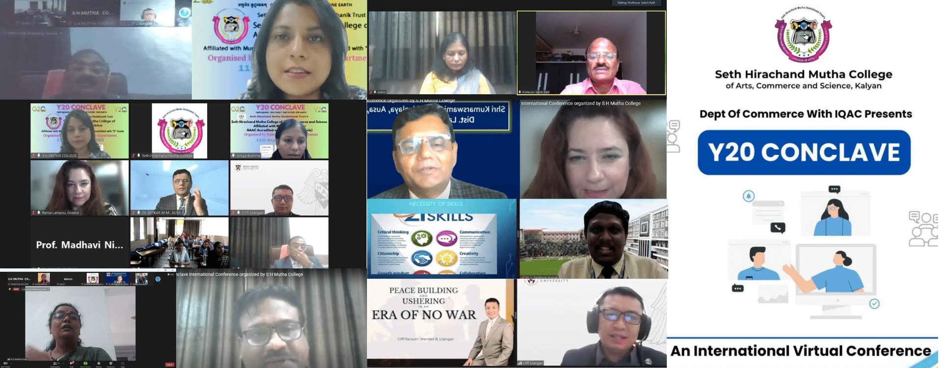 y20 conclave 2023 24 one day virtual international conference organised by iqac