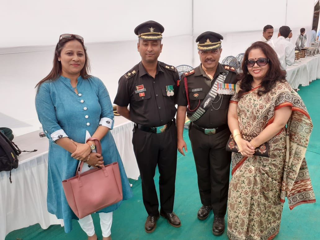 Our College Co- ordinator Ms. Vinita Hublikar along with students attended the celebration of NCC Day at Azad Maidan Mumbai on 07/02/2020.