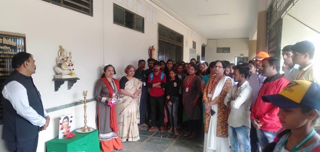 On 3rd January 2020, Birth Anniversary of Savitribai Fule was celebrated in the college.